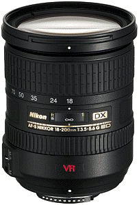 Nikon AF-S DX VR Zoom-Nikkor 18-200mm f/3.5-5.6G IF-ED